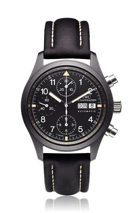 iwc ceramic fliegerchronograph ref. 3705|iwc flieger chronograph.